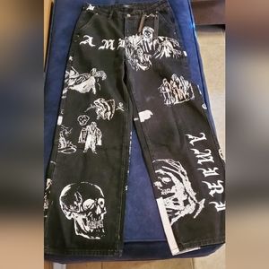 Amiri jeans size 32 wes lang straight bottom